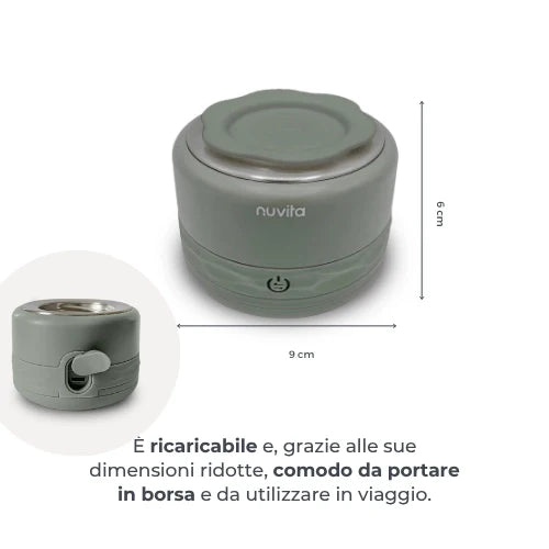 Nuvita Scaldabiberon Portatile Universale Warm70 - 70 Gradi