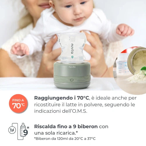 Nuvita Scaldabiberon Portatile Universale Warm70 - 70 Gradi