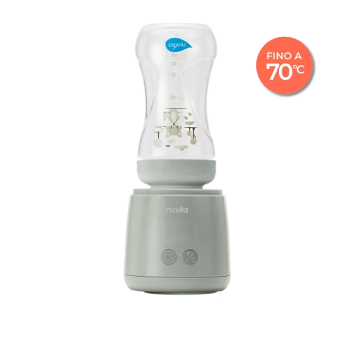 Nuvita Scaldabiberon Portatile Universale Mix70 con Funzione Scalda e Mescola 70 Gradi