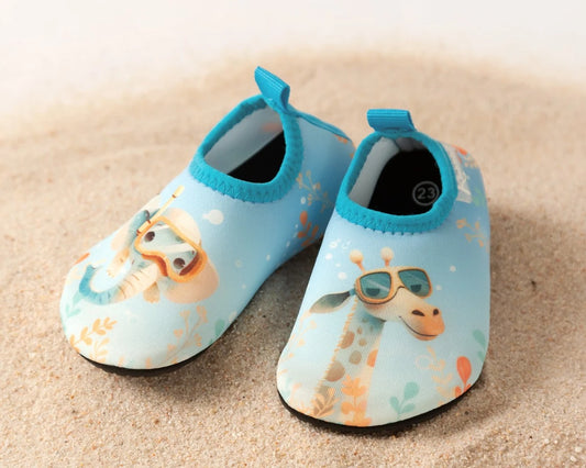 Kiokids Scarpette per bambini antiscivolo per spiaggia e piscina blu