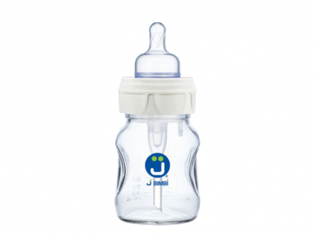 J Bimbi Biberon in Vetro Antiotite e Anticoliche 160 ml