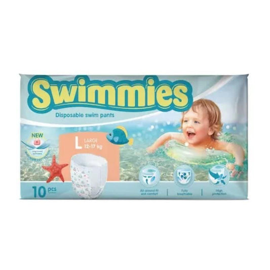 Swimmies Pannolino Pants Mare Taglia M (9-15kg ) 11 pezzi Taglia L (12-17kg) 10 pezzi