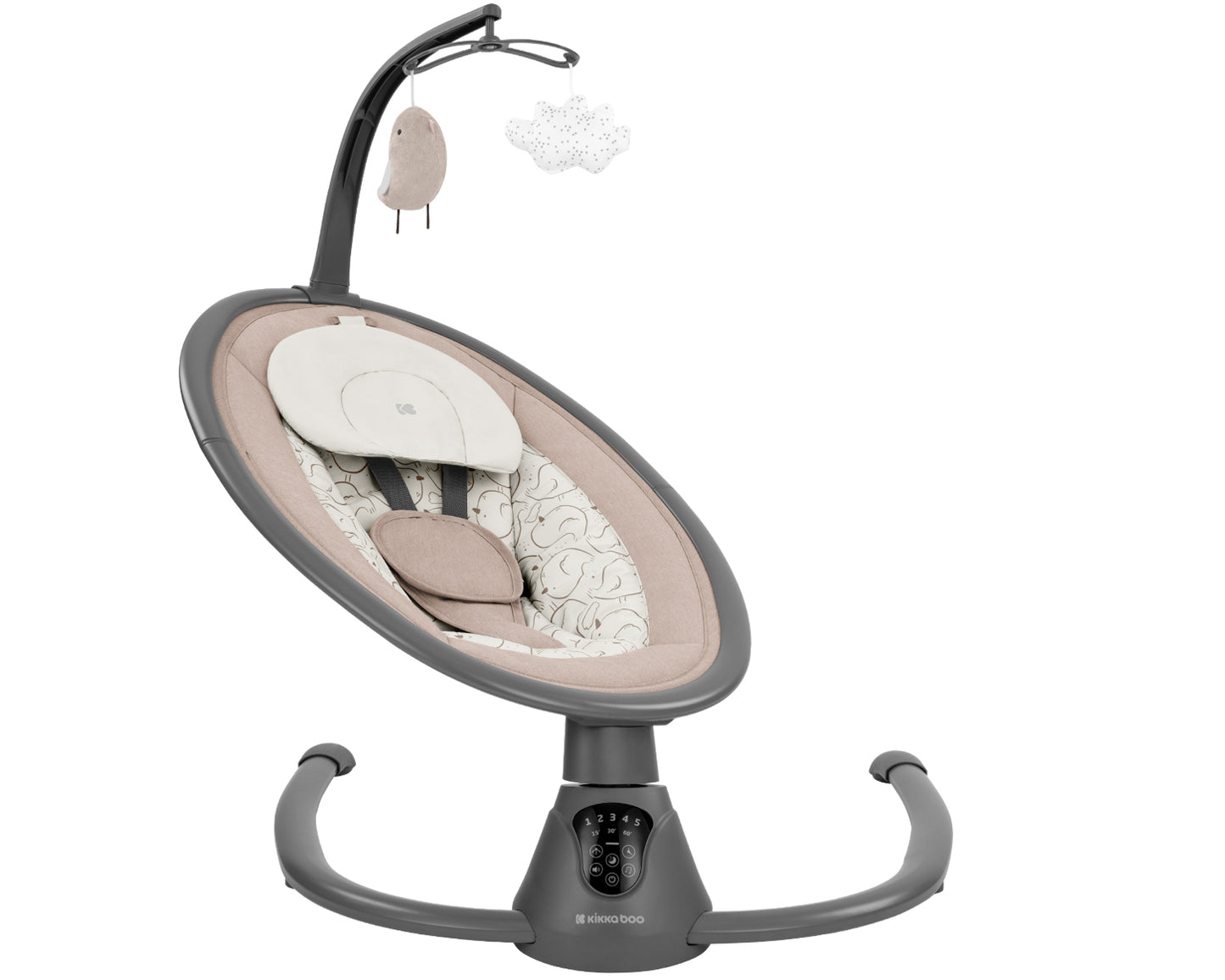 Altalena Elettrica Kikkaboo Twiddle Beige